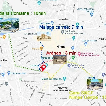 Le Cocon Des Arenes : Jacuzzi Appartamento